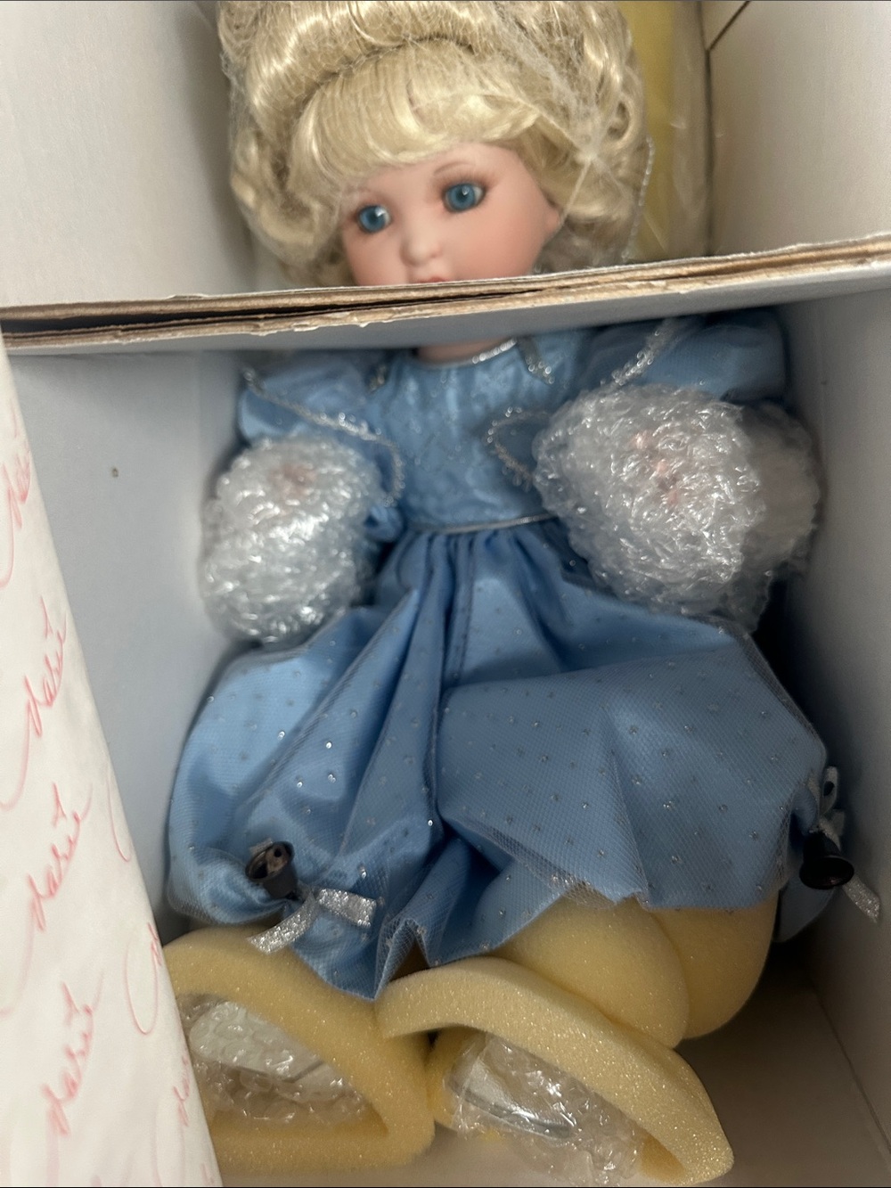 Marie Osmond Angel Baby Porcelain Doll
